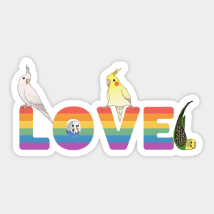 LGBT Birds Sticker